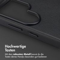 Accezz MagSafe Leather Backcover Samsung Galaxy S26 Ultra - Onyx Black