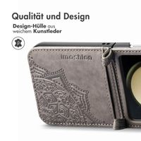 imoshion Mandala Klapphülle Samsung Galaxy Z Flip 5 - Grau