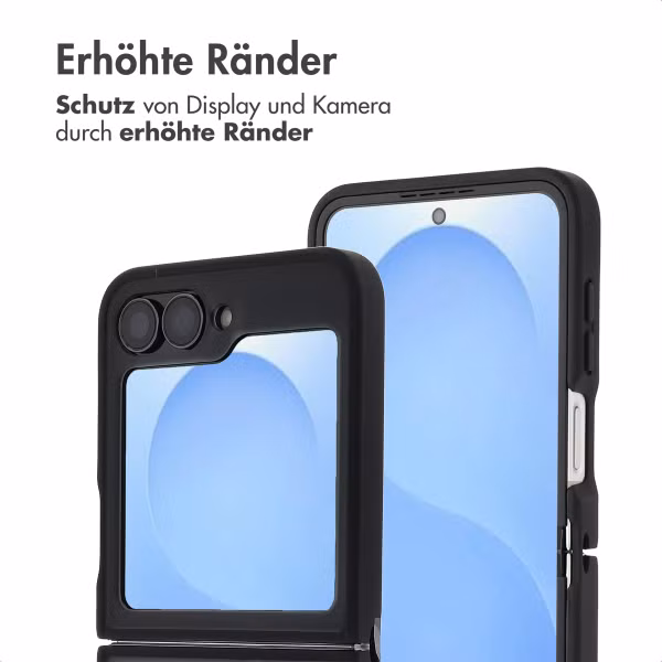 imoshion Color Guard Back Cover mit MagSafe Samsung Galaxy Z Flip 7 FE - Schwarz