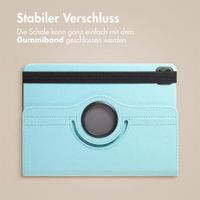 imoshion 360° drehbare Klapphülle Apple iPad Air 11 Zoll (2026) M4 / (2025) M3 / (2024) M2 / Air 5 (2022) / Air 4 (2020) / Pro 11 (2018/2020) - Hellblau