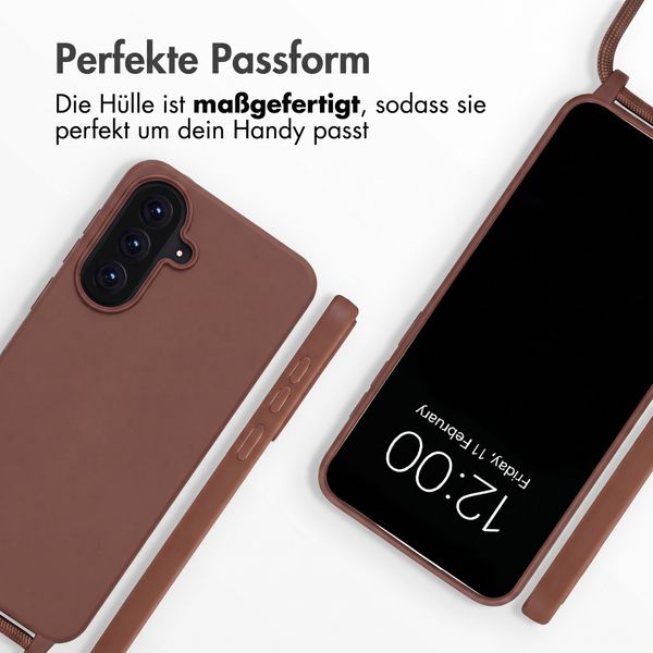 imoshion SilikonHülle mit Band Samsung Galaxy A56 - Braun