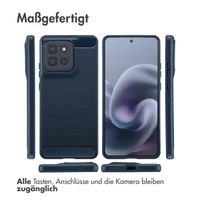 imoshion Brushed Back Cover Motorola Moto G86 - Dunkelblau