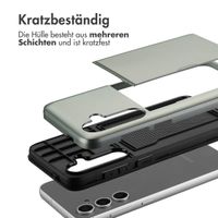 imoshion Backcover mit Kartenfach für das Samsung Galaxy S24 FE - Grün