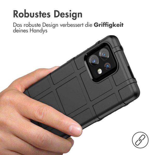 imoshion Rugged Shield Backcover für das Motorola Edge 40 Pro - Schwarz