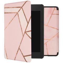 imoshion Design Slim Hard Case Sleepcover für das Amazon Kindle Paperwhite 4 (2018) - Pink Graphic