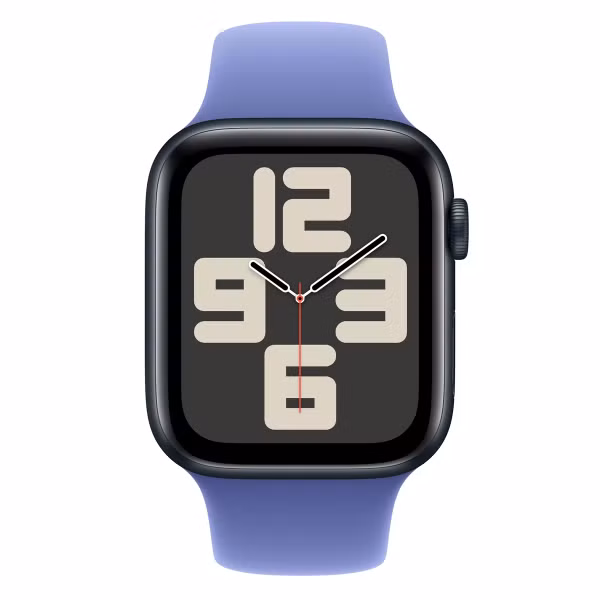 Apple Sport Armband für das  Apple Watch Series 1 t/m 9 / SE (38/40/41 mm) | Series 10 / 11 (42 mm) - Größe M/L - Periwinkle