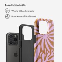 Selencia Vivid Back Cover Apple iPhone 15 Pro - Modern Bloom Pink