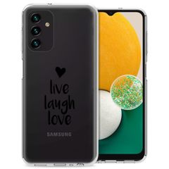 imoshion Design Hülle für das Samsung Galaxy A13 (5G) / A04s - Live Laugh Love