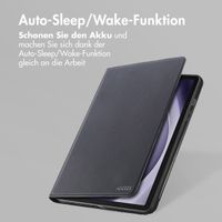 Accezz Classic Tablet Case für das Samsung Galaxy Tab A9 Plus - Schwarz