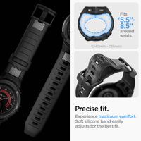 Spigen Rugged Armor™ Pro Case für die Samsung Galaxy Watch 5 Pro - 45 mm - Schwarz