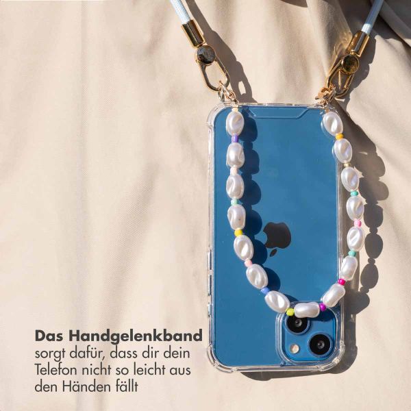 imoshion Farbige Handyketten Set mit Perlen – Hellblau