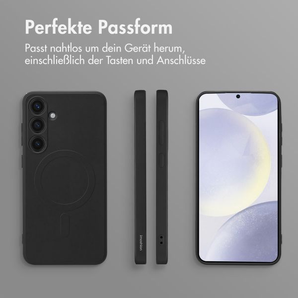 imoshion Color Back Cover mit MagSafe Samsung Galaxy S24 Plus - Schwarz