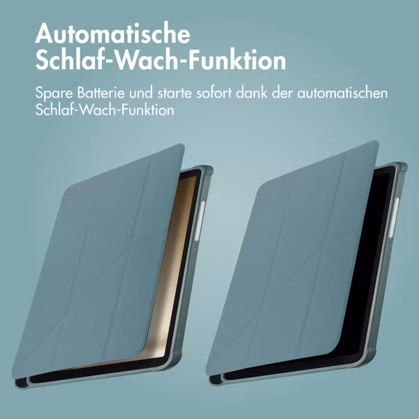 imoshion Origami Klapphülle Samsung Galaxy Tab A11 Plus - Dunkelgrün