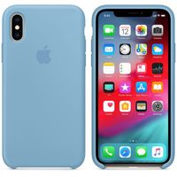 Apple Silikon-Case Cornflower für das iPhone Xs / X