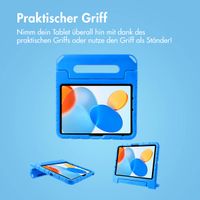 imoshion Kindersichere Schutzhülle mit abnehmbaren Ansteckern Apple iPad 11 (2025) 11 Zoll A16 / iPad 10 (2022) 10.9 Zoll - Blau
