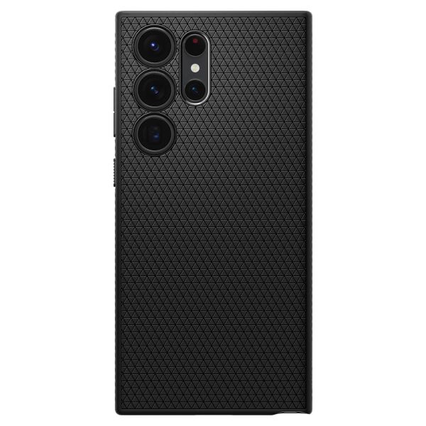 Spigen Liquid Air™ Backcover Samsung Galaxy S23 Ultra - Schwarz