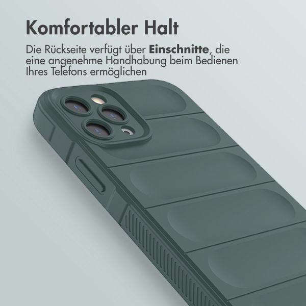 imoshion EasyGrip Back Cover für das iPhone 11 Pro - Dunkelgrün