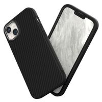 RhinoShield SolidSuit Backcover für das iPhone 14 Plus - Carbon Fiber / Black