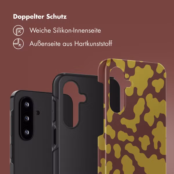 Selencia Vivid Back Cover Samsung Galaxy A17 - Moo'd Olive Dust