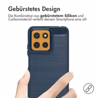 imoshion Brushed Back Cover Motorola Moto G15 / G15 Power - Dunkelblau
