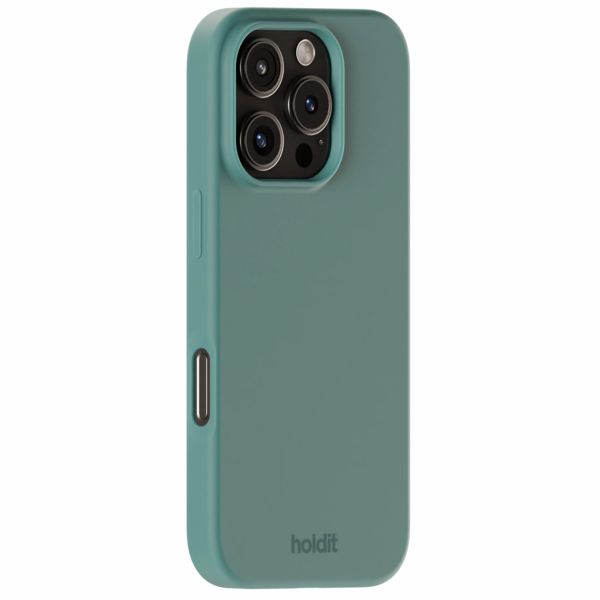 Holdit Silicone Case für das iPhone 16 Pro Max - Moss Green