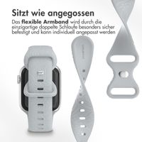 imoshion Mandala Silikonarmband für die Apple Watch Series 1-9 / SE (38/40/41 mm) | Series 10 (42 mm) - Grau