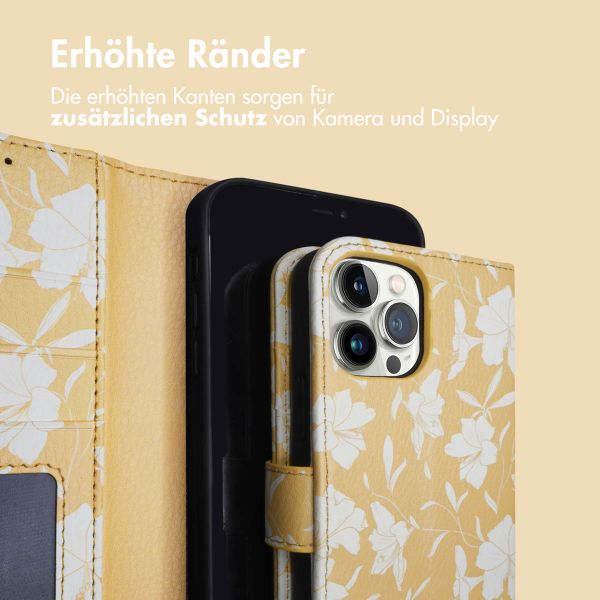 imoshion Design Klapphülle Apple iPhone 12 (Pro) - Yellow Flowers