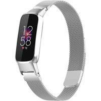 imoshion Magnetisches Milanaise Armband für das  Fitbit Luxe - Größe M - Silber