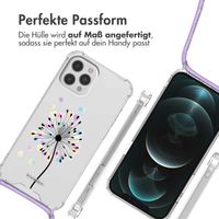 imoshion Design Hülle mit Band Apple iPhone 12 (Pro) - Sandstone Dandelion