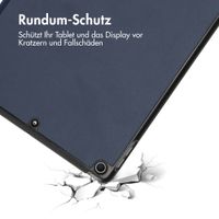 imoshion Trifold Klapphülle Apple iPad 9 (2021) 10.2 Zoll / iPad 8 (2020) 10.2 Zoll / iPad 7 (2019) 10.2 Zoll - Dunkelblau