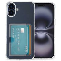 imoshion Softcase Back Cover mit Kartenhalter für das Apple iPhone 16 Plus - Transparent