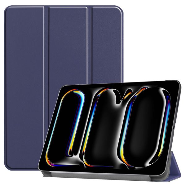 imoshion Trifold Klapphülle Apple iPad Pro 11 (2025) M5 / (2024) M4 - Dunkelblau