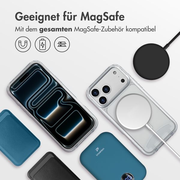 imoshion MagSafe Hülle mit abnehmbarem Band Apple iPhone 17 Pro Max - Transparent