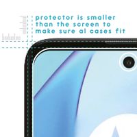 imoshion Displayschutz Folie 3er-Pack für das Motorola Moto E30 / E40