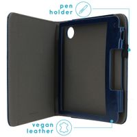 imoshion Vegan Leather Klapphülle für das Kobo Libra 2 / Tolino Vision 6 - Dunkelblau