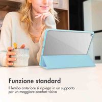 imoshion Trifold Hardcase Klapphülle Samsung Galaxy Tab S9 11.0 Zoll - Hellblau