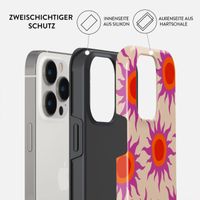 Burga Tough Back Cover für das Apple iPhone 14 Pro - Sunset Glow