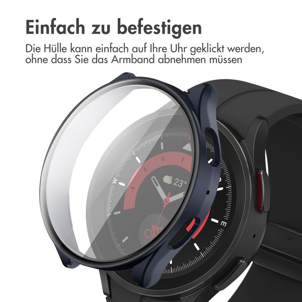 imoshion Full Cover Hard Case für das Samsung Galaxy Watch 5 40 mm - Dunkelblau