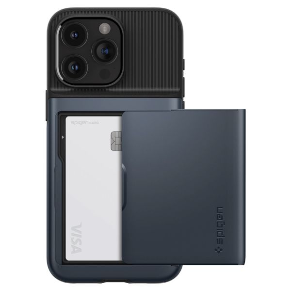 Spigen Slim Armor CS Case für das iPhone 15 Pro Max - Metal Slate