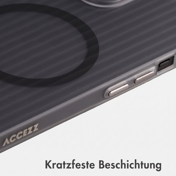 Accezz Lite Backcover mit MagSafe | Fluted | Apple iPhone 13 - Grau
