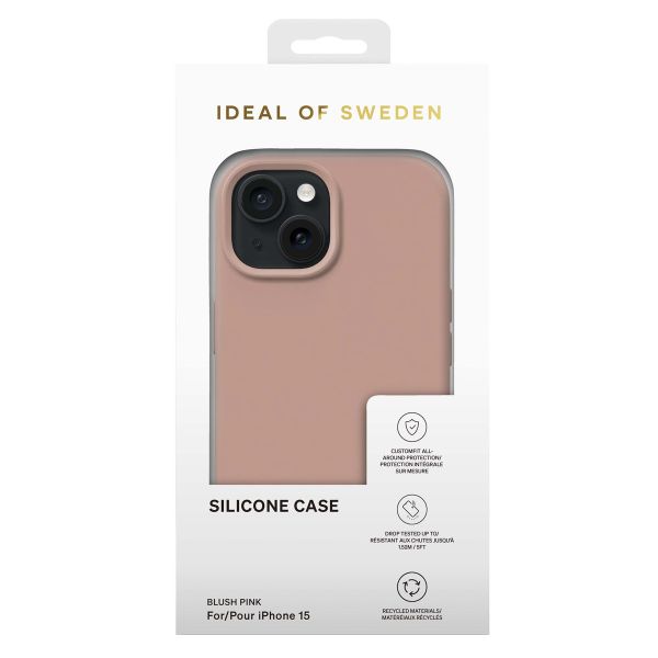 iDeal of Sweden Silikon Case für das Apple iPhone 15 - Blush Pink