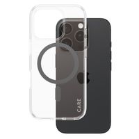 PanzerGlass CARE Urban Combat Case MagSafe für das iPhone 16 Pro - Transparent / Schwarz