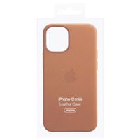 Apple Leder-Case MagSafe für das Apple iPhone 12 Mini - Saddle Brown