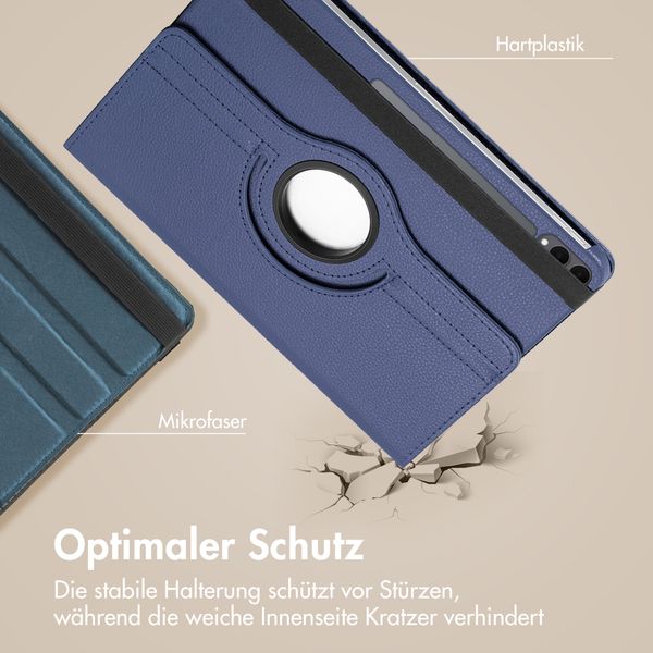 imoshion 360° drehbare Klapphülle Samsung Galaxy Tab S11 Ultra - Dunkelblau