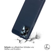 imoshion Brushed Back Cover für das Motorola Moto G13 / G23 - Dunkelblau