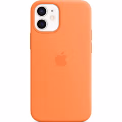 Apple Silikon-Case MagSafe Apple iPhone 12 Mini - Kumquat
