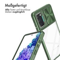 imoshion Back Cover mit Kameraschieber für das Samsung Galaxy S20 FE - Dunkelgrün