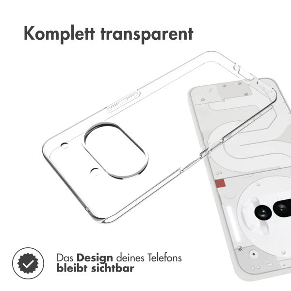 Accezz Clear TPU Backcover Nothing Phone (3a) - Transparent