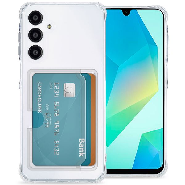 imoshion Soft Case Back Cover mit Kartenhalter für das Samsung Galaxy A36 - Transparent