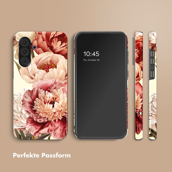 Selencia Vivid Back Cover Samsung Galaxy A36 / A56 - Vintage Peony
